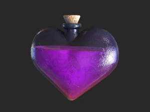 pozione d'amore Modello 3D
