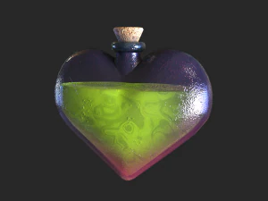 pozione d'amore Modello 3D