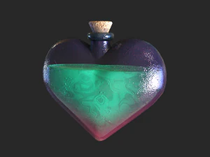 pozione d'amore Modello 3D