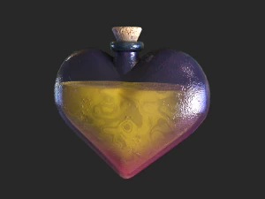 pozione d'amore Modello 3D
