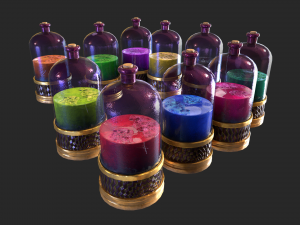 large potion bottle 3D Model