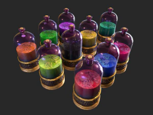 large potion bottle 3D Model