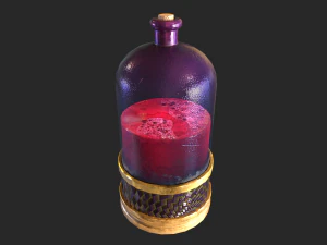 large potion bottle 3D Model