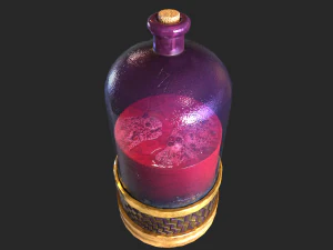 large potion bottle 3D Model