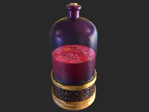 large potion bottle 3D Model