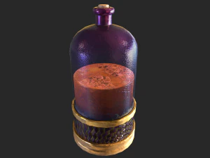large potion bottle 3D Model