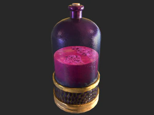 large potion bottle 3D Model