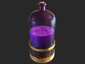 large potion bottle 3D Model