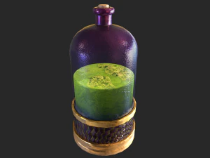 large potion bottle 3D Model