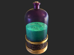 large potion bottle 3D Model