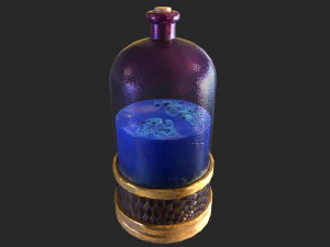 large potion bottle 3D Model