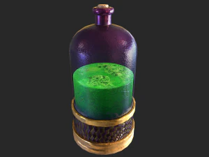 large potion bottle 3D Model