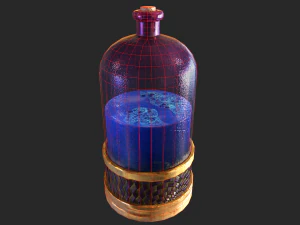 large potion bottle 3D Model