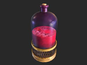 large potion bottle 3D Model