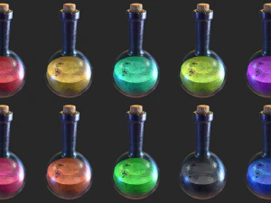 elixir 3D Model