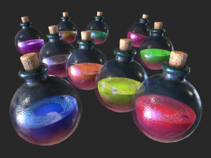 healing potion 3D Model