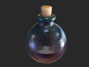 healing potion 3D मॉडल