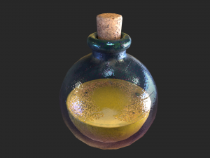 healing potion 3D मॉडल