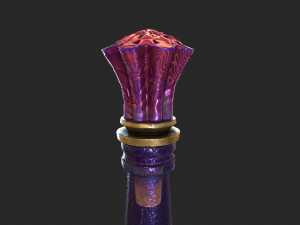 potion in a bottle Modèle 3D