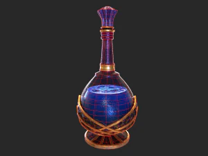 potion in a bottle 3D Model