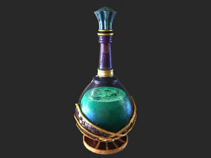 potion in a bottle 3D Model