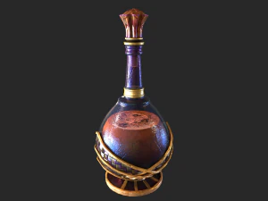 potion in a bottle 3D Model