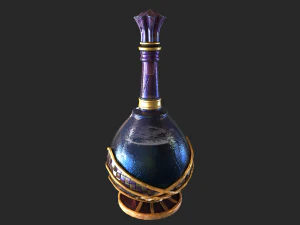 potion in a bottle 3D Model