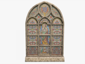 stained glass window 3D Model