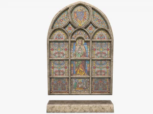stained glass window 3D Model