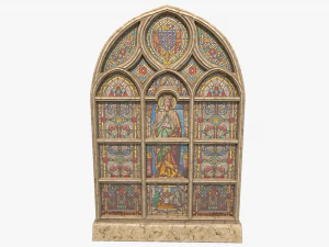stained glass window 3D Model