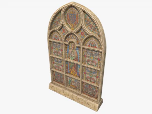 stained glass window 3D Model