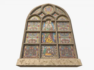 stained glass window 3D Model