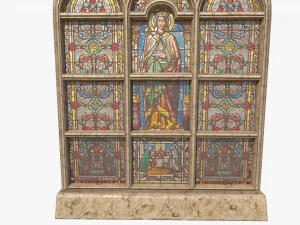 stained glass window 3D Model