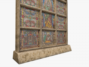 stained glass window 3D मॉडल