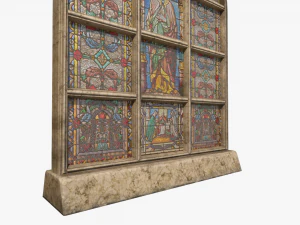 stained glass window 3D Model