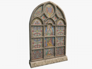 stained glass window 3D मॉडल