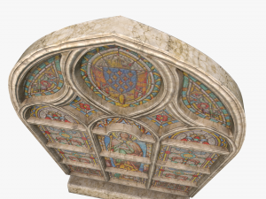 stained glass window 3D मॉडल