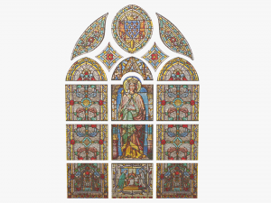 stained glass window 3D Model