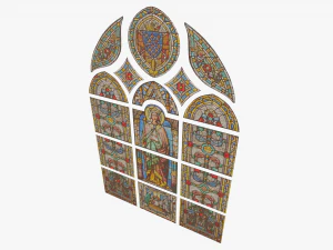 stained glass window 3D Model