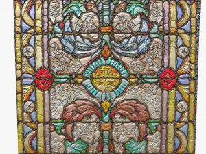stained glass window Modelo 3D