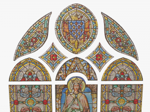stained glass window Modelo 3D