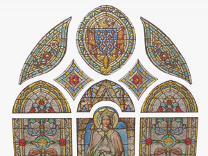stained glass window 3D Model