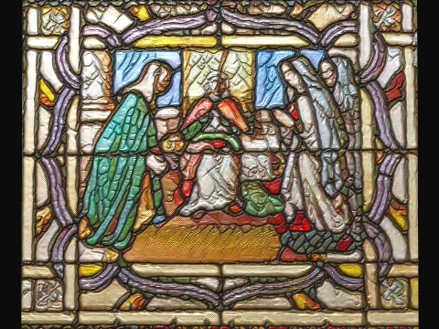 Stained Glass Window Church Medieval Temple 3D Model