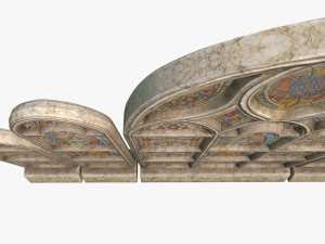 stained glass window pack Model 3D