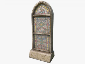 stained glass window pack 3D Model