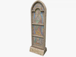 stained glass window pack 3D Model
