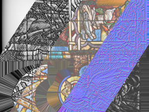 stained glass window pack Model 3D