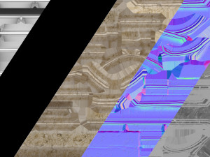 stained glass window pack Model 3D