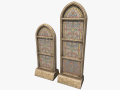 stained glass church window Model 3D