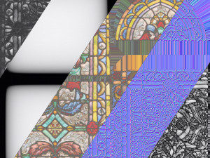 stained glass church window 3D Модель